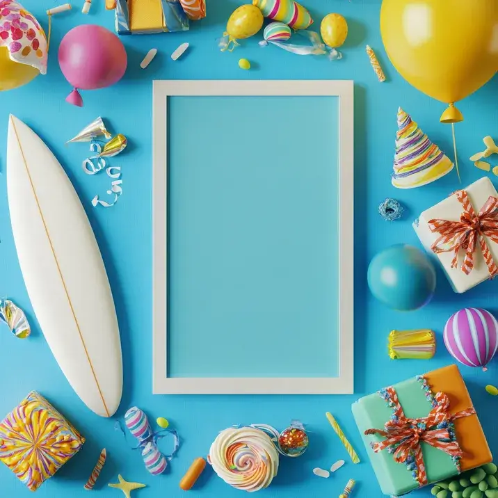 מסגרת לברכת יום הולדת לגיל 12