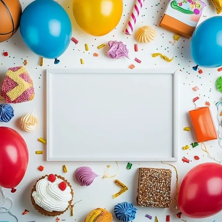 מסגרת מתאימה לכתיבת ברכת יום הולדת