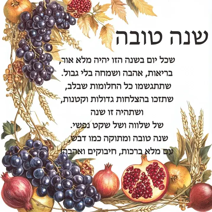 ברכות לראש השנה עם תמונות