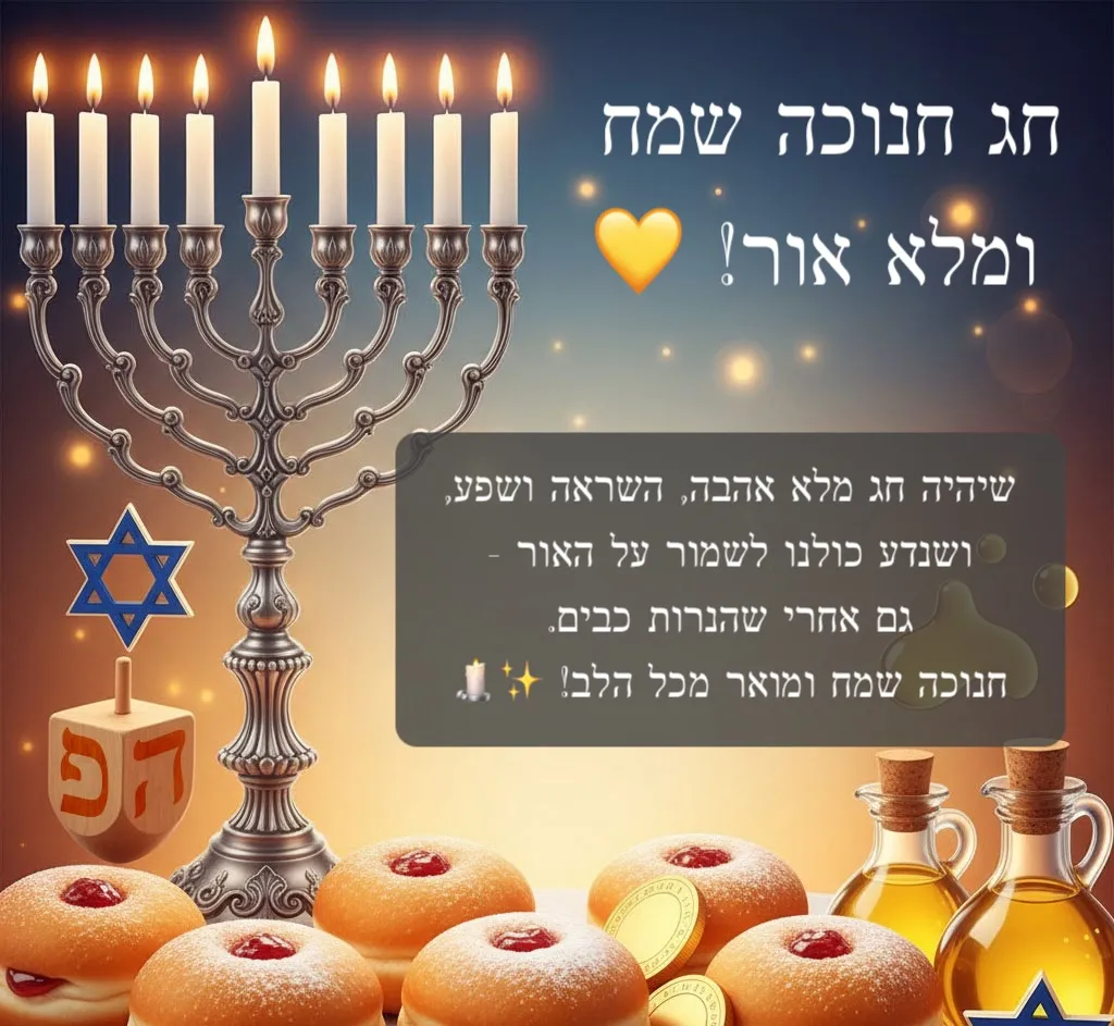 חג שמח חנוכה